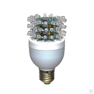 Лампа светодиодная ЛСД 48 ШД 3 яруса красная (4,5 Вт, 25 Кд) AGM-TECH 