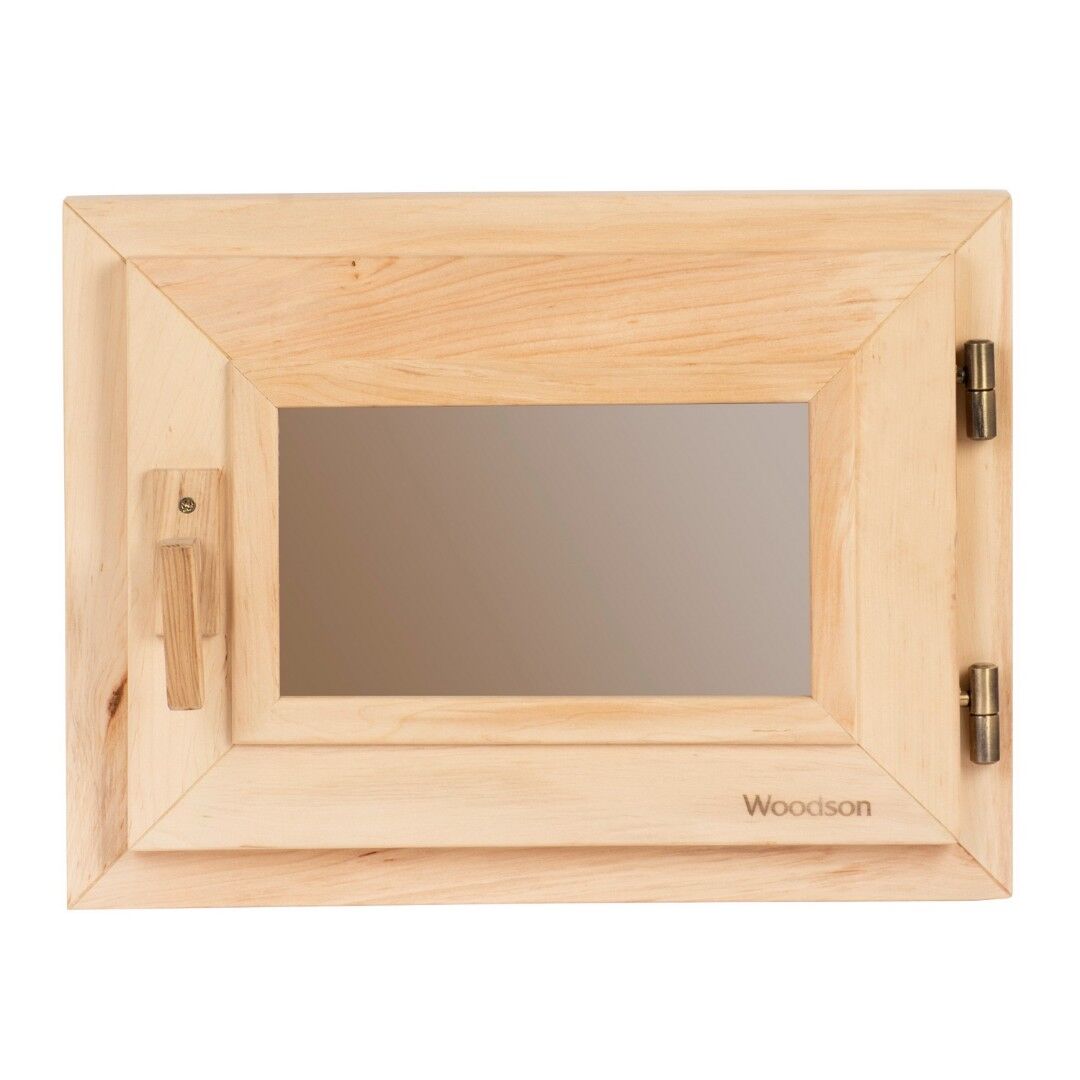Окно WoodSon 30 см х 40 см (ольха, стекло бронза)