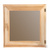 Окно WoodSon 50 см х 50 см (ольха, стекло бронза) #1