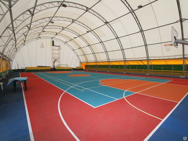 Каркасно-тентовый спортивный комплекс 18х40