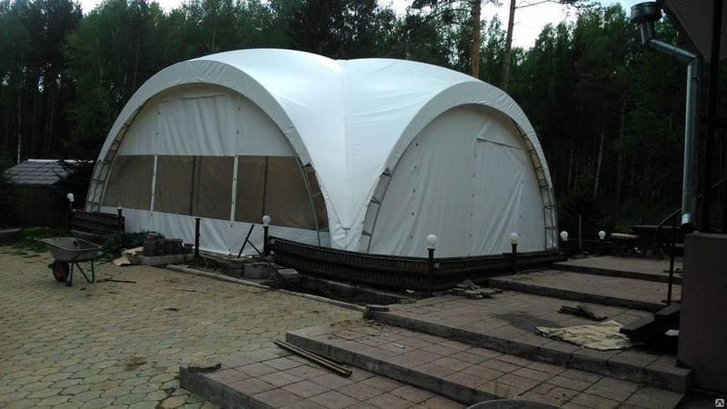 Арочный шатер 10х10м (Бирюсинка)