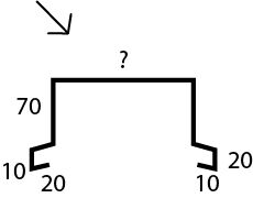 Парапет прямой (PRINTECH-06-Log-0.45-0.5) Светлое дерево