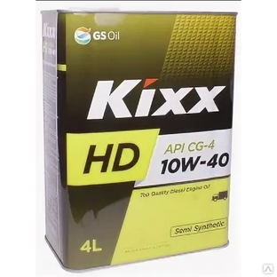 Масло моторное Kixx HD CG-4 10W-40 4 л полусинтетическое Артикул L525544TE1 