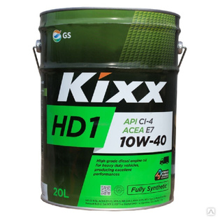 Масло моторное полусинтетическое всесезонное для дизеля Kixx HD CI-4/E7 10W-40 20 л Артикул L2061P20RT 