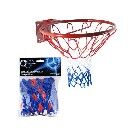 Сетка баскетбольная Torres нить 4 мм бело-сине-красная