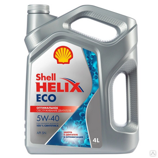 Масло моторное Shell Helix ECO Sun 5w-40 4 л Артикул 550058241 