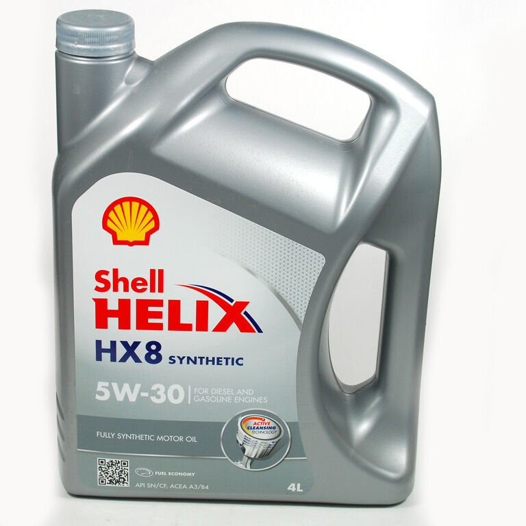 Масло моторное Shell Helix HX8 5w-30 4 л Артикул 550046364