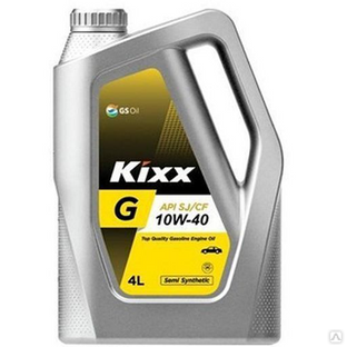 Масло моторное Kixx G SJ 10W-40 4 л полусинтетическое Артикул L5318440E1 