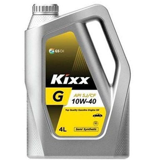Масло моторное Kixx G SJ 10W-40 4 л полусинтетическое Артикул L5318440E1