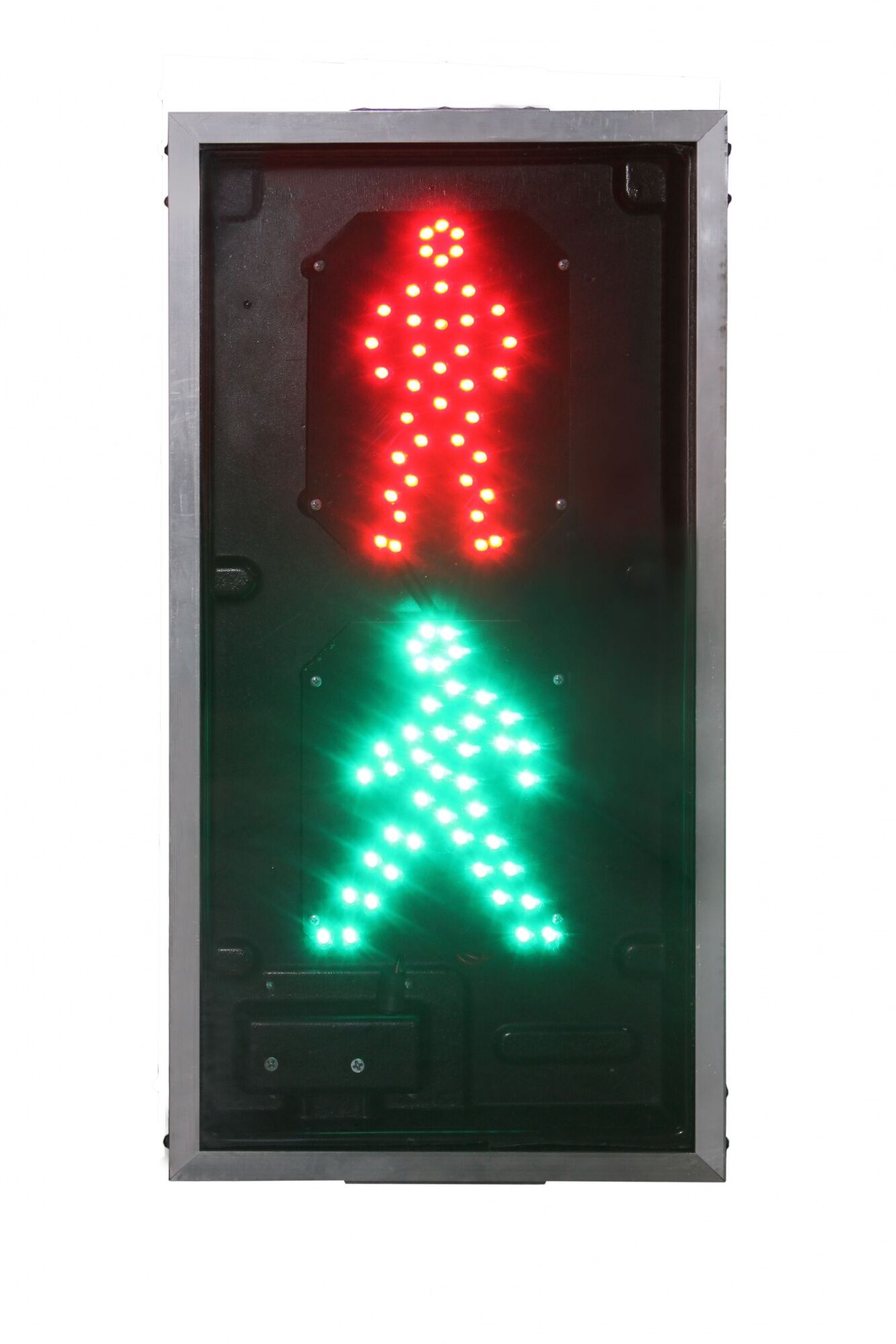 Светофор светодиодный пешеходный П.1.1 (200 мм) 12 Вольт Плоский корпус