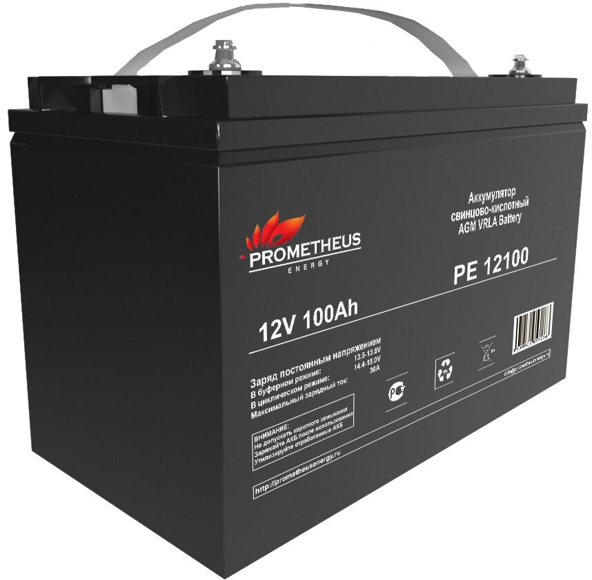 Аккумулятор свинцово-кислотный AGM PE 12100 12V 100Ah