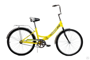 Велосипед 26 дюймов, Байкал АВТ-2612, 6 скоростей, желтый 