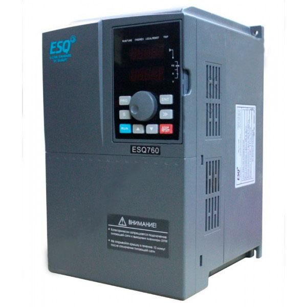 Частотный преобразователь ESQ-760-2S-0007 0.75 кВт 220В