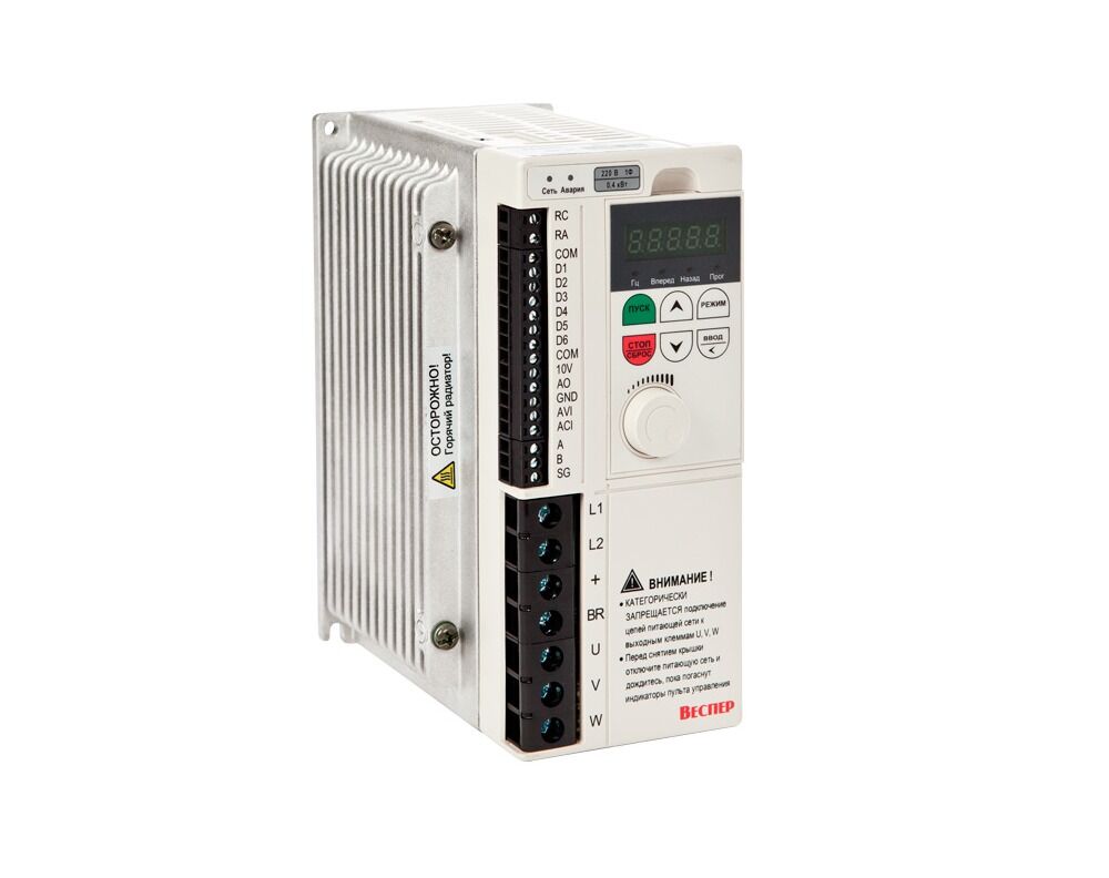 Частотный преобразователь Веспер E4-8400-SP5L 0,4 кВт 220В ВЕСПЕР
