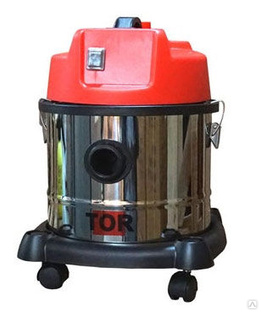 Компактный водопылесос с подключением электроинструмента TOR WL092A-15L INOX 