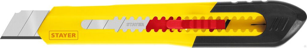 STAYER QUICK-18, сегмент. лезвия 18 мм, Нож из АБС пластика (0910)