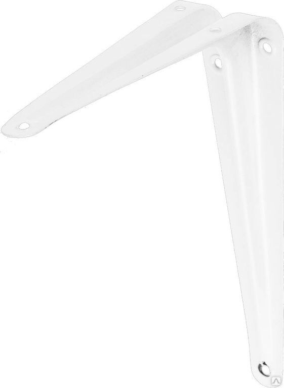 STAYER 150х125 мм, белый, уголок-кронштейн (37402-1)