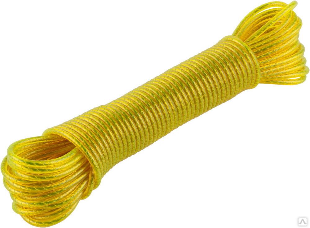 ЗУБР 10 м, стальная сердцевина, пластиковая оплетка, бельевой шнур (50140-10)