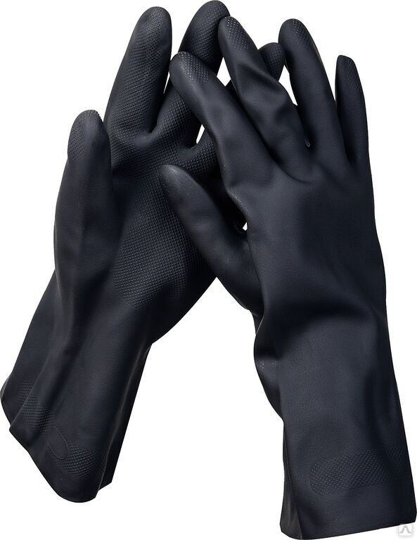 Неопреновые индустриальные перчатки, противокислотные, размер XXL KRAFTOOL NEOPREN