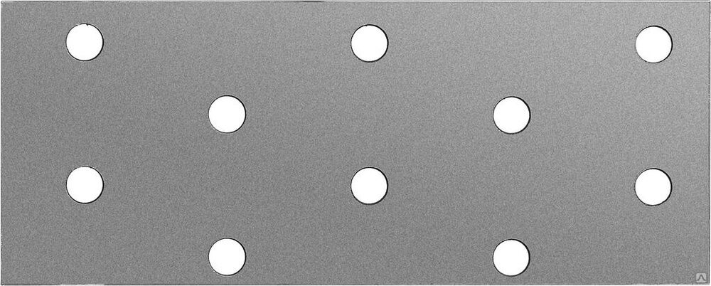 ЗУБР ПС-2.0 40х100 х 2 мм, соединительная пластина, цинк (310256-040-100)