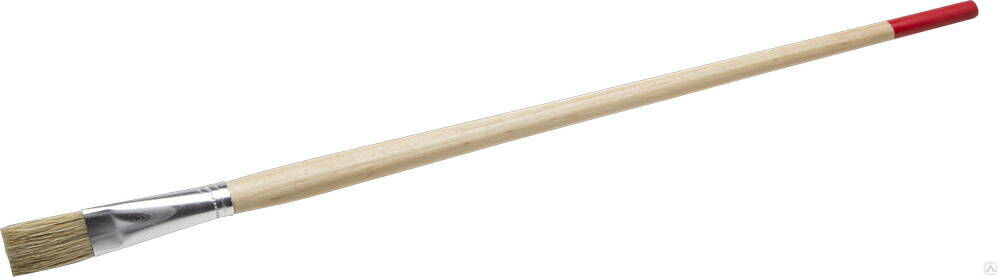 STAYER UNIVERSAL 15 мм, светлая натуральная щетина, деревянная ручка, Плоская тонкая кисть, STANDARD (0124-14)