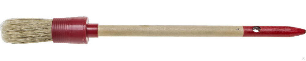 STAYER UNIVERSAL 20 мм, пластмассовый корпус, светлая натуральная щетина, деревянная ручка, Круглая кисть, MASTER (0141-