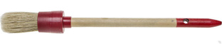 STAYER UNIVERSAL 25 мм, пластмассовый корпус, светлая натуральная щетина, деревянная ручка, Круглая кисть, MASTER (0141- 