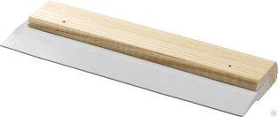 STAYER MaxFlat 200 мм, эластичный деревянная ручка, белый, резиновый, Шпатель, MASTER (1018-20) 