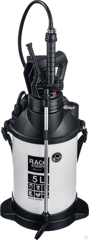 RACO Pro 500 для работы с агрессивными химикатами, 5 л, Опрыскиватель (4240-54/500)