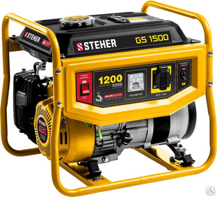 STEHER 1200 Вт, бензиновый генератор (GS-1500) #1