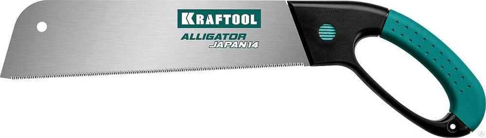 Ножовка по дереву пила Alligator Japan 14 300 мм x 0,6 мм, 14 TPI 1,8 мм, KRAFTOOL