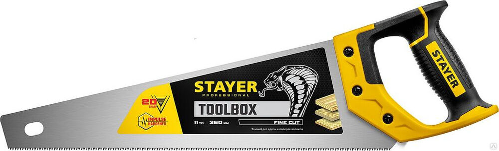 STAYER Cobra ToolBox 350 мм, Многоцелевая ножовка (2-15091-45)