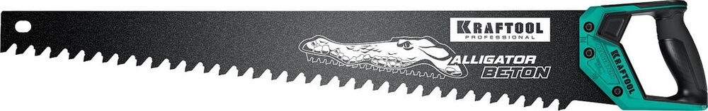 Ножовка по бетону пила Alligator BETON 700 мм, твердосплавные напайки, для пиления блоков чистого бетона, KRAFTOOL