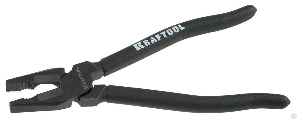 Плоскогубцы KRAFTOOL KarbMax комбинированные, с твердосплавными вставками, покрытие оксидированное с полировкой, 220 мм