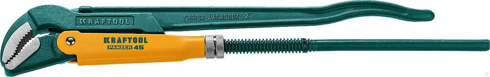 Ключ трубный KRAFTOOL PANZER-45, №3, изогнутые губки