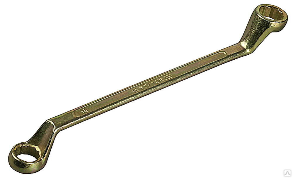 STAYER ТЕХНО, О 24 х 26 мм, Изогнутый накидной гаечный ключ (27130-24-26)