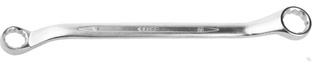 ЗУБР 19х22 мм, Изогнутый накидной гаечный ключ, Профессионал (27132-19-22) 