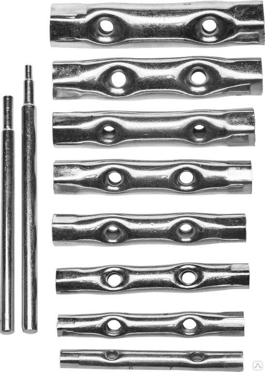 DEXX 10 предметов, 6-22 мм, Набор трубчатых ключей (27192-H10)