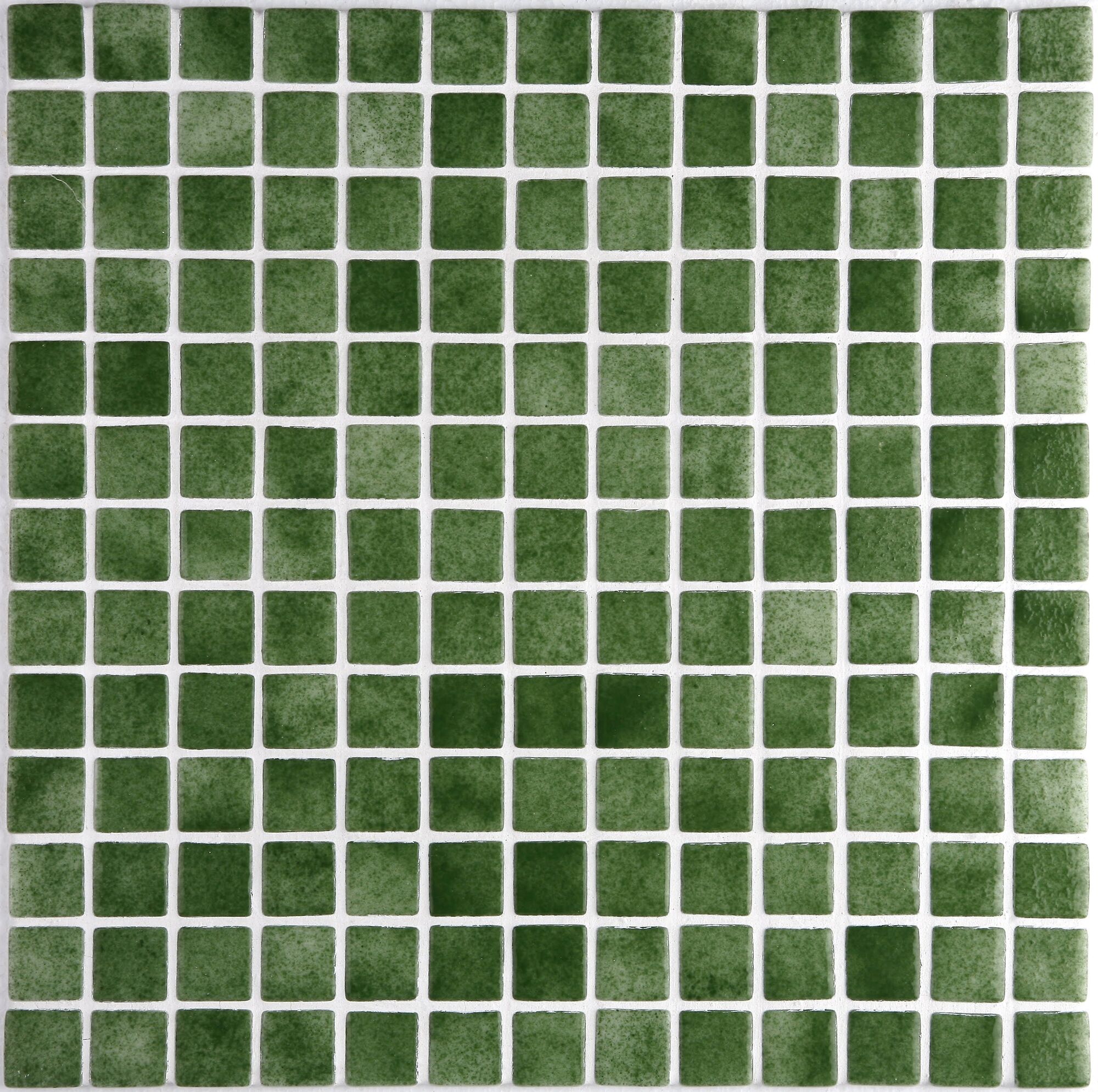 Мозаика стеклянная 2585 B Niebla EZARRI зеленая