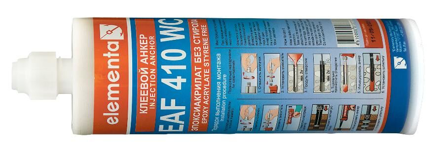 EAF 410WC ELEMENTA химический клеевой анкер