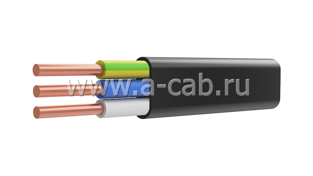 Силовой кабель ВВГ-Пнг(А)-LS 3х1,5 ок-0,66 с низким дымо и газовыделением