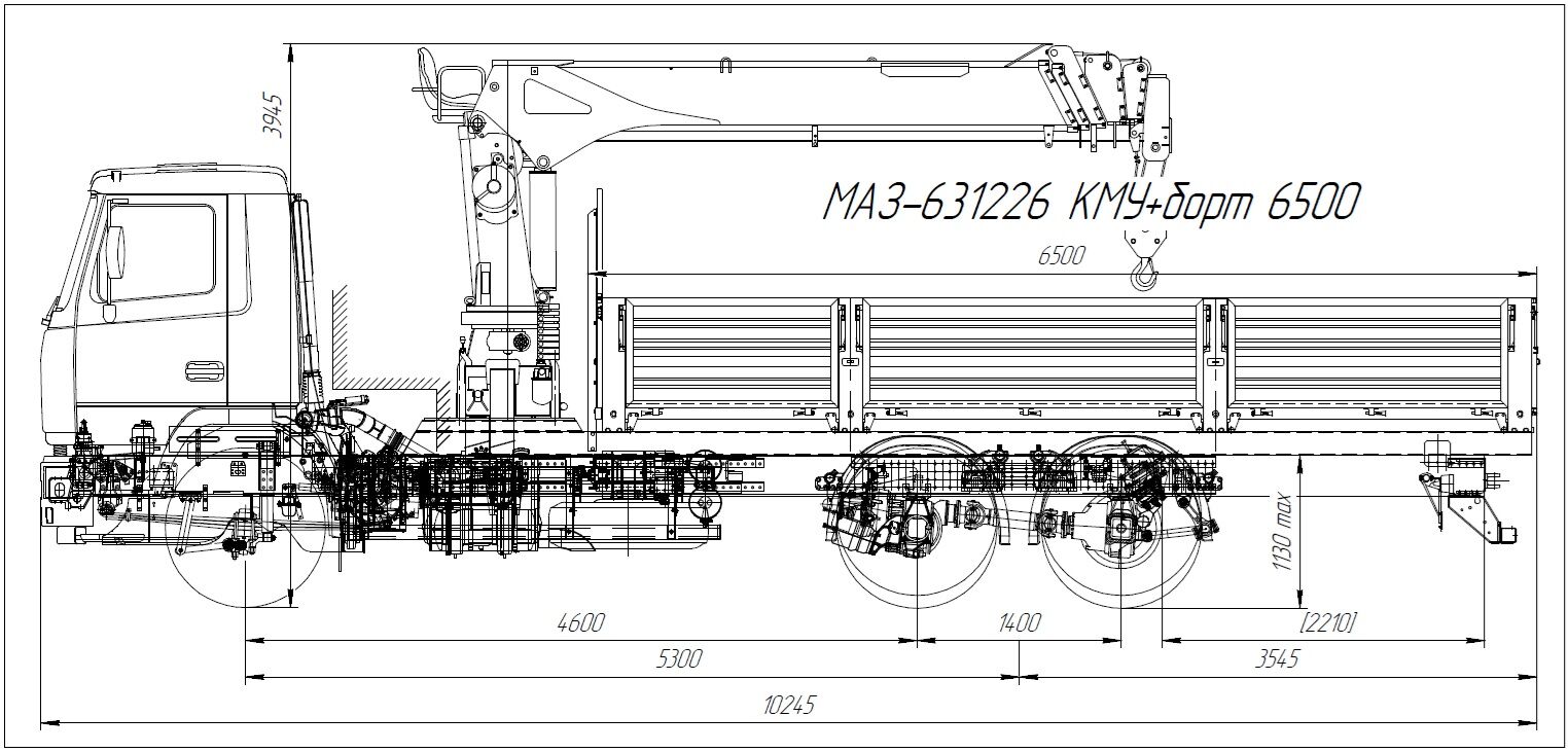 Маз 525 чертежи