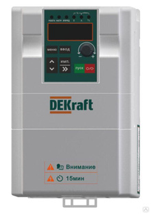 Преобразователь частоты DEKV060 3.7кВт 380 В 3ф с тормозн. модулем DEKraft DEKV060G3R7T4B 