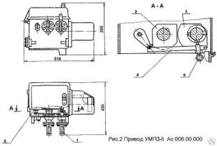Привод разъединителя моторный УМП-II 