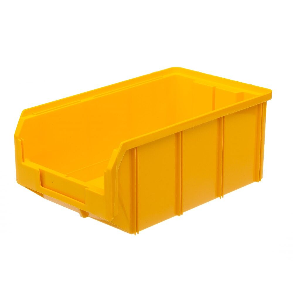 Пластиковый ящик Стелла-техник V-3 желтый 341х207x143 мм, 9,4 л
