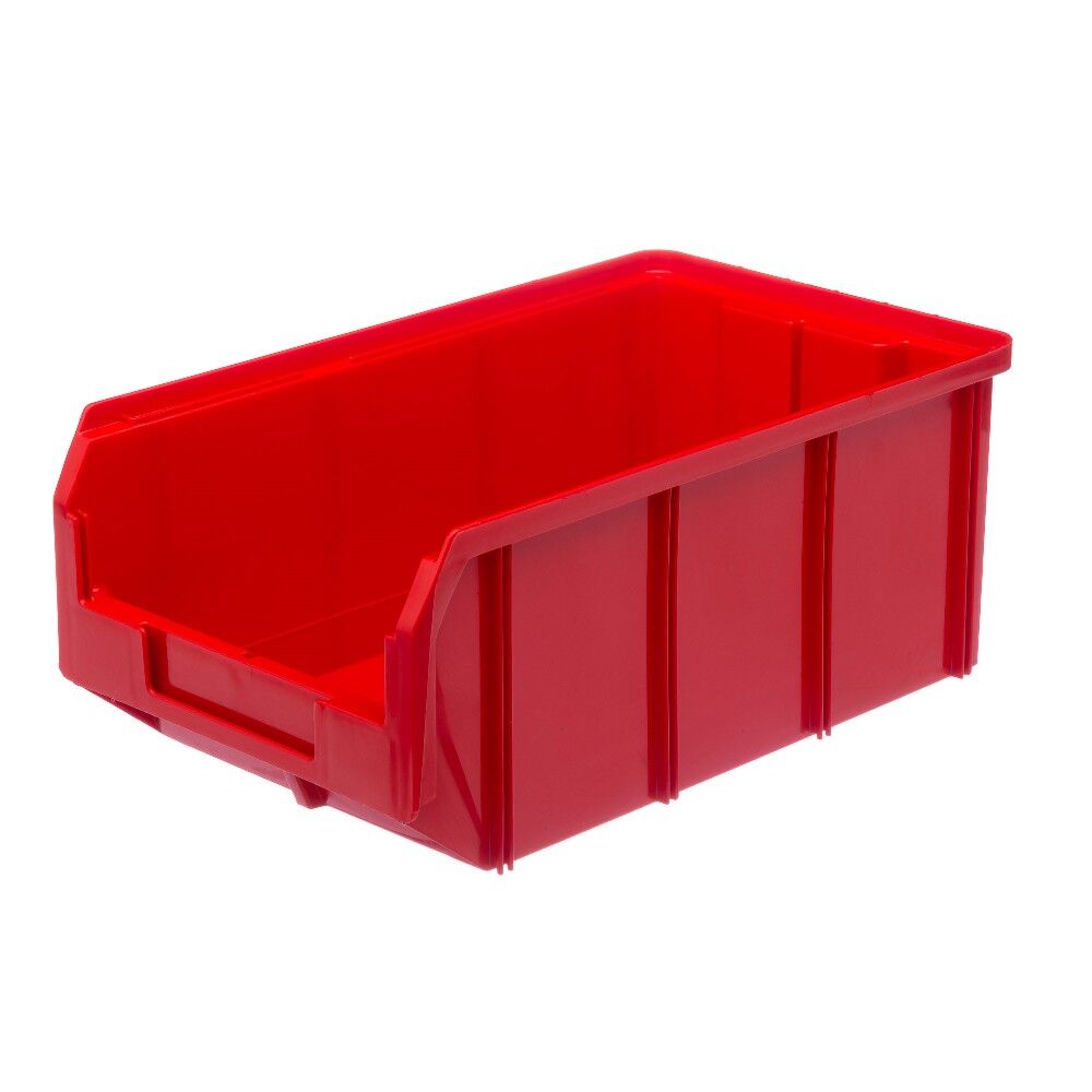 Пластиковый ящик Стелла-техник V-3 красный 341х207x143 мм, 9,4 л