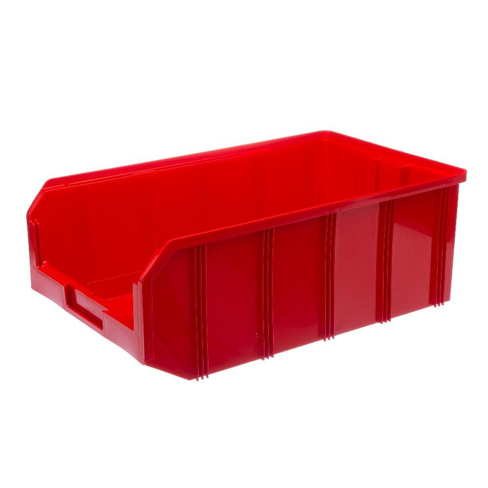 Пластиковый ящик Стелла-техник V-4-красный 502х305х186 мм, 20 л