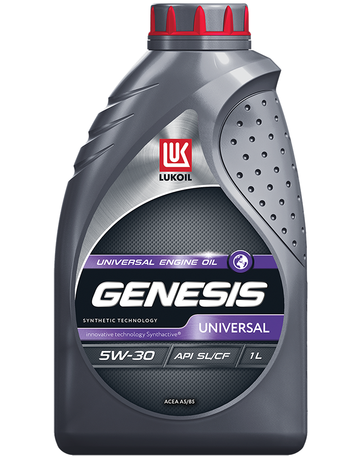 ЛУКОЙЛ Genesis UNIVERSAL 5w30 SL/CF, A5/B5 4 л (масло синтетическое)