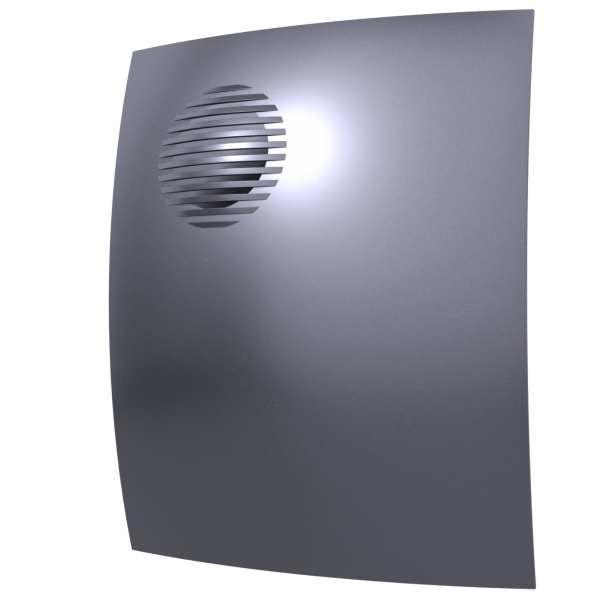 DiCiTi PARUS 4C dark gray metal вытяжка для ванной диаметр 100 мм