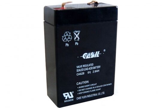 Аккумулятор 6V/2.8Ah (CASIL CA628)